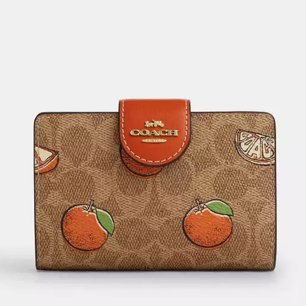 Coach Medium Corner Zip Wallet NWT